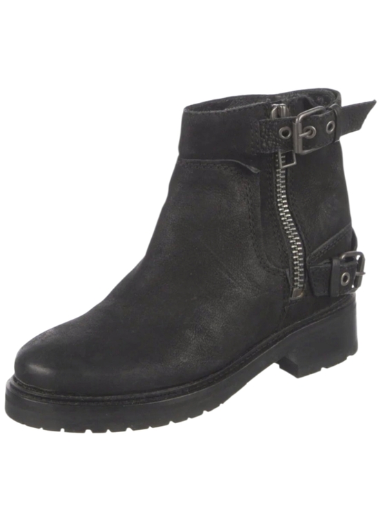 All Saints Shoes - 🖤 AllSaints Rama Moto Ankle Boots | Leather Buckle Zip | Black | EU 39 / US 9